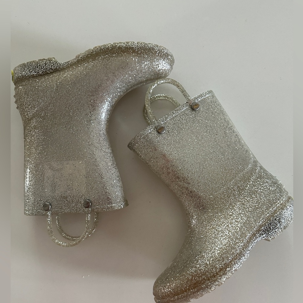 Western Chief Kids GLITTER RAIN BOOT - Silver